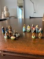 Bijzonder mini kerstgroepje santon feves, Ophalen of Verzenden, Gebruikt
