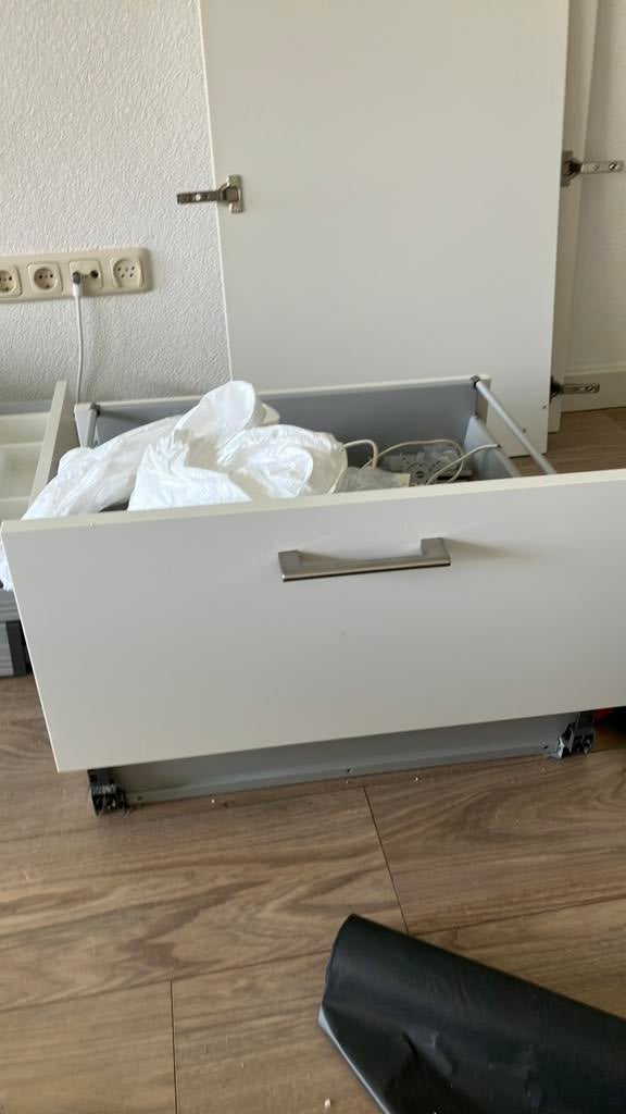 Keukenlades, Ophalen, Kunststof, Zo goed als nieuw, Minder dan 50 cm