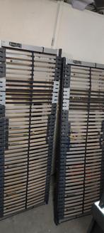 Lattenbodem elektrisch verstelbaar, Ophalen, Gebruikt, 70 cm of minder, Tweepersoons