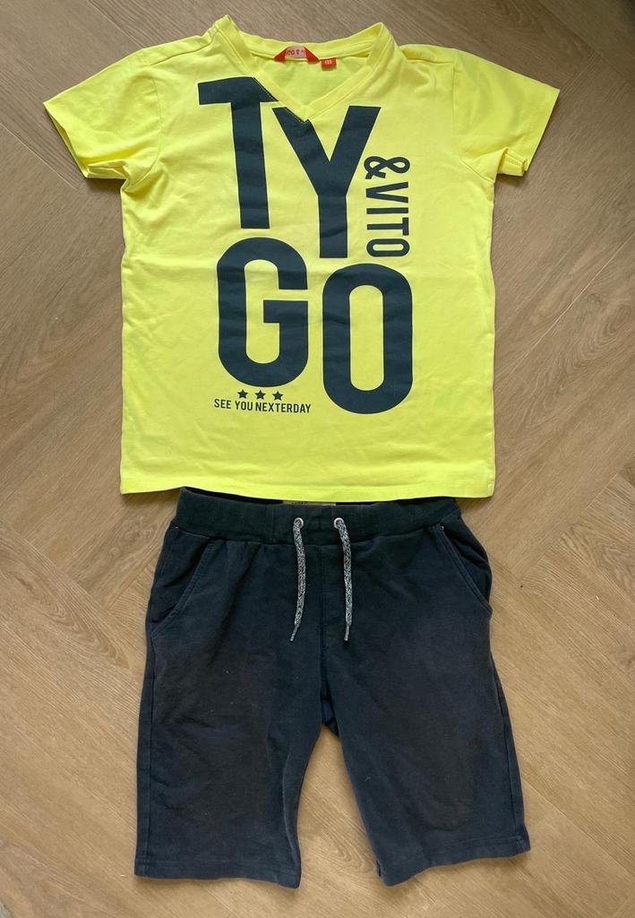 Tygo & Vito zomers T-shirt maat 134, Verzenden, Zo goed als nieuw, Jongen, Shirt of Longsleeve