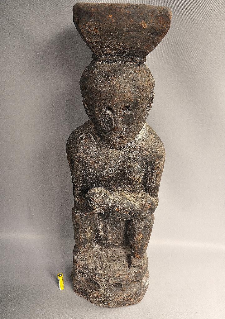 Groot Bulul materniteitsbeeld, Ifugao, Filippijnen, Antiek en Kunst, Kunst | Niet-Westerse kunst, Ophalen of Verzenden