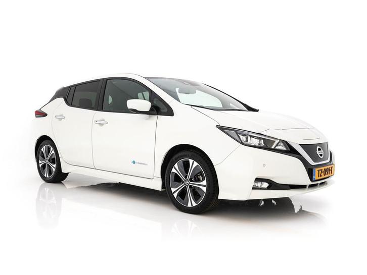 Nissan Leaf Tekna 40 kWh *LUXURY-LEATHER | FULL-LED | KEYLES, Auto's, Nissan, Bedrijf, Te koop, Leaf, 360° camera, ABS, Adaptive Cruise Control