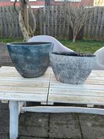 Vensterbank bloempotten - Set van 2, Ophalen, Overige materialen, Gebruikt, Minder dan 30 cm