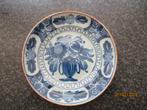 OUD  DELFTS BLAUW BORD- DE PORCELEYNE CLAEUW, Ophalen of Verzenden