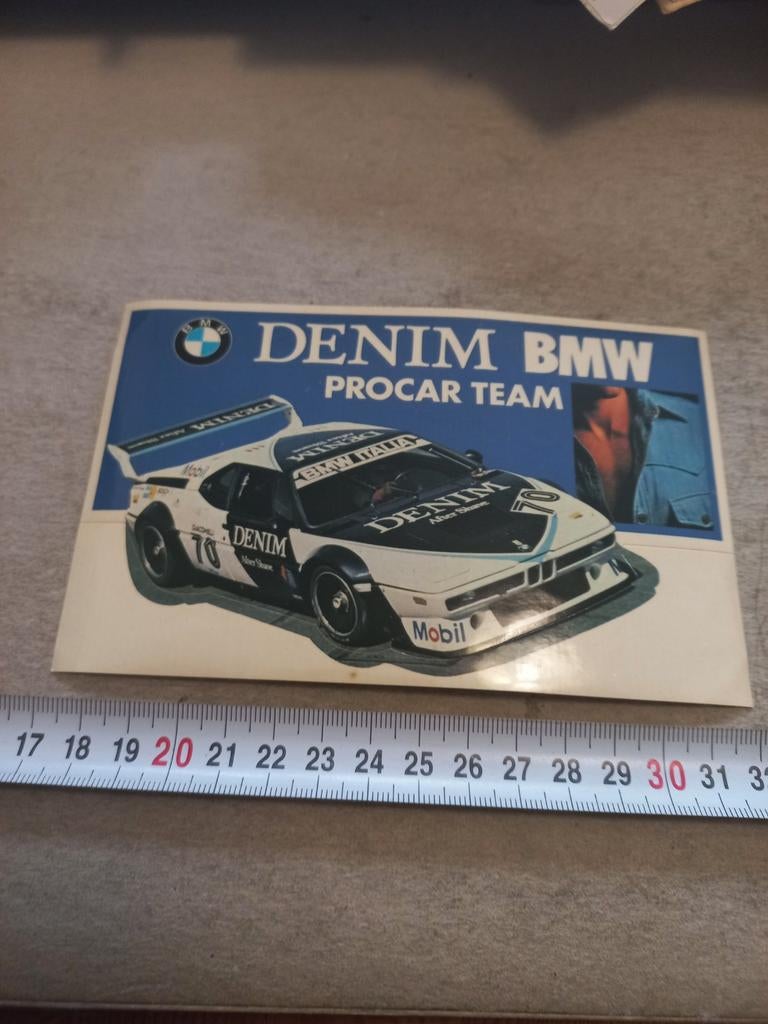 Denim bmw procar team, Ophalen of Verzenden, Zo goed als nieuw