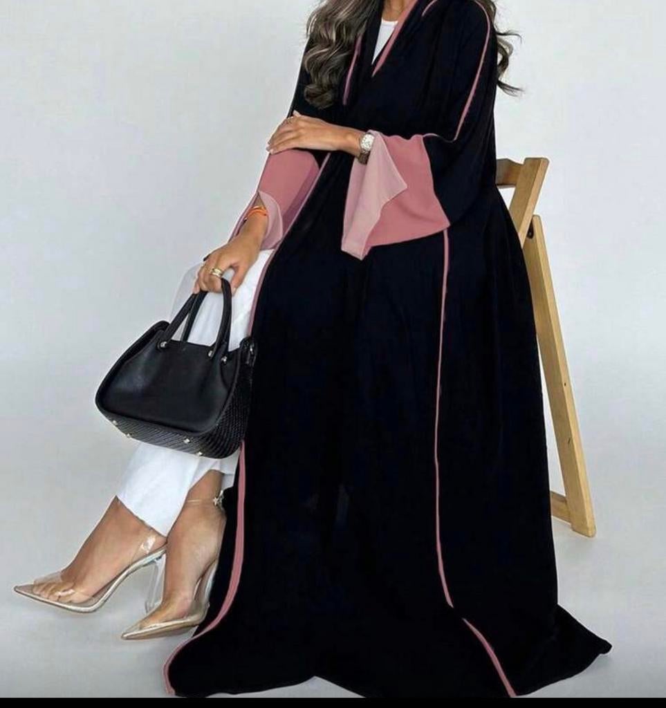 Nieuwe kimono kaftan zwart maat l/xl, Overige typen, Zwart, Maat 46/48 (XL) of groter, Nieuw