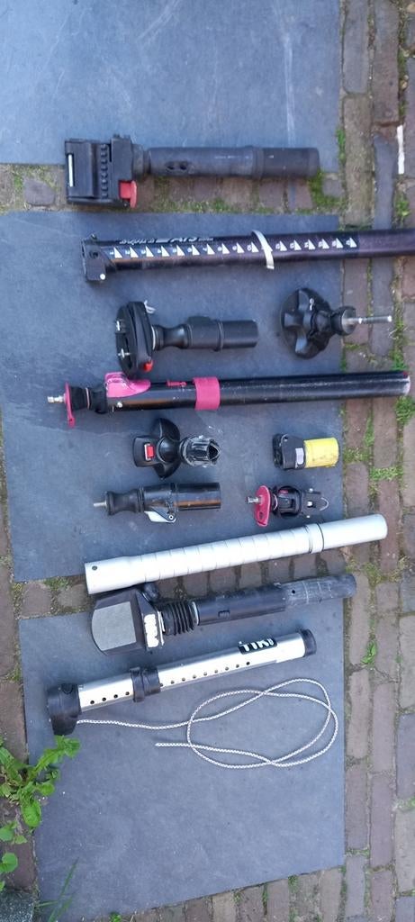Verschillende mastvoetjes en verlengers, Ophalen, Zeil, Minder dan 5 m²