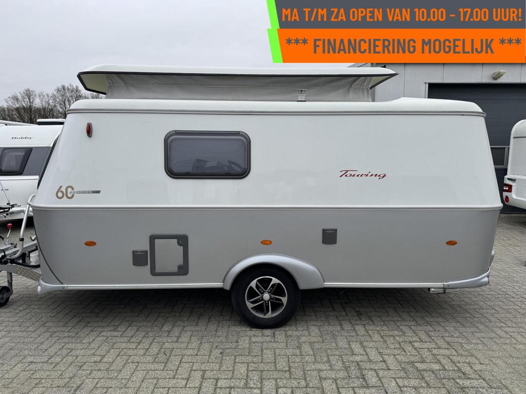 ERIBA TOURING 60 EDITION 530, DWARSBED, DINETTE, CASS.LUIFEL, Tot en met 2, Bedrijf, 750 - 1000 kg, Hordeur