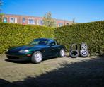 Mazda MX-5 1.6 I 1999 Groen, 40 €/maand, Zwart, 4 cilinders, Cabriolet