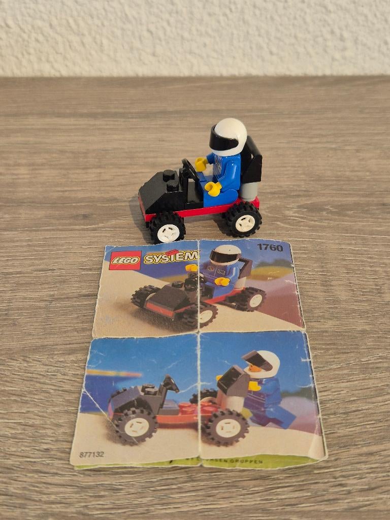 Lego: Go-Cart (set 1760)  & Turbo Racer (set 6502), Gebruikt, Compleet, Overige thema's, Lego