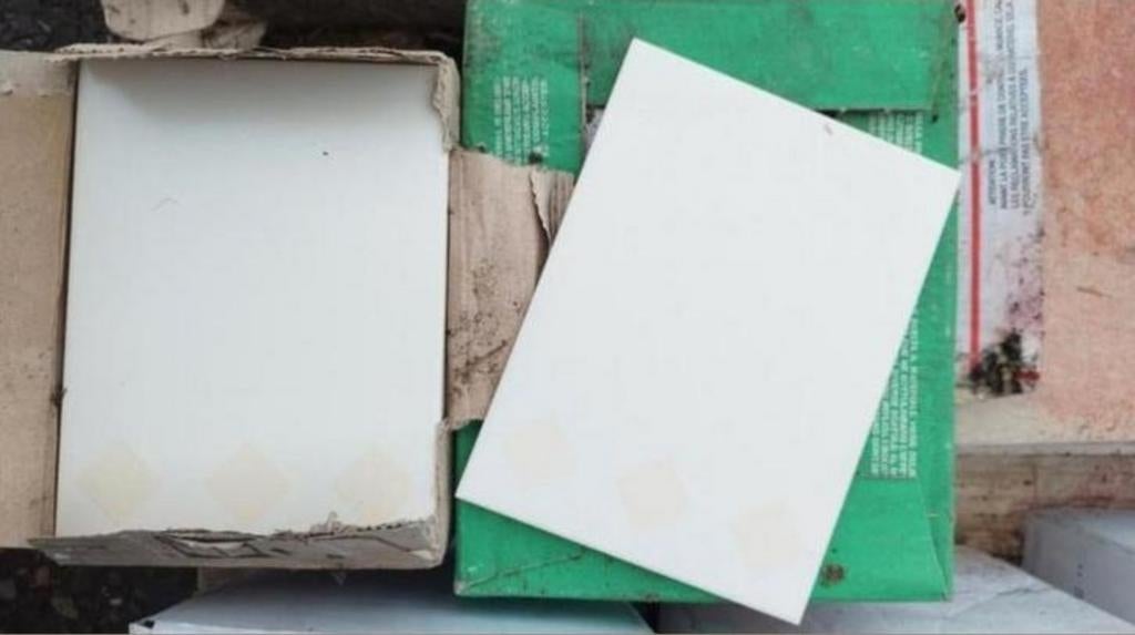 Wandtegels 15 x 20 cm - zandkleurig - 1,17m2, Nieuw, 20 tot 40 cm, Minder dan 5 m², Wandtegels