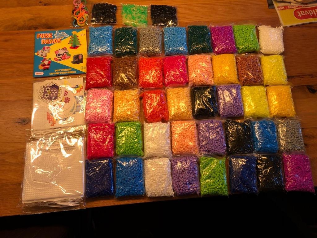 45.000 strijkkralen + accessoires - volledig nieuw pakket, Kinderen en Baby's, Speelgoed | Educatief en Creatief, Ophalen of Verzenden