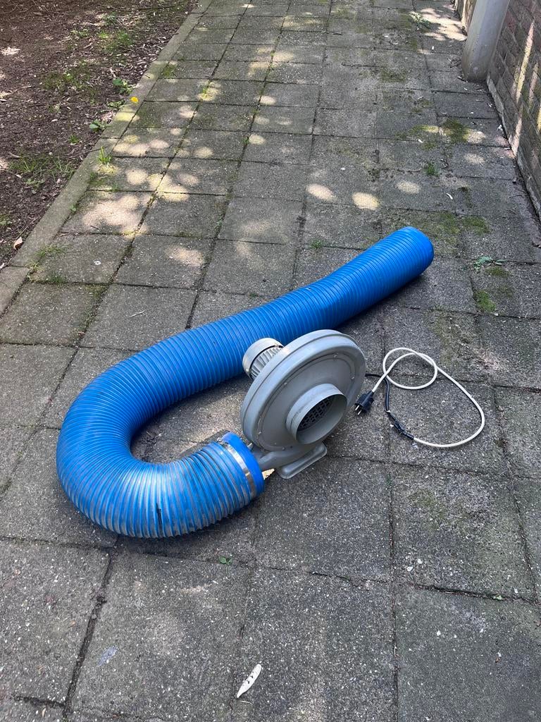 Afzuiging met flexibele buis 150mm, Doe-het-zelf en Verbouw, Ventilatie en Afzuiging, Ophalen, Gebruikt, Afzuiger