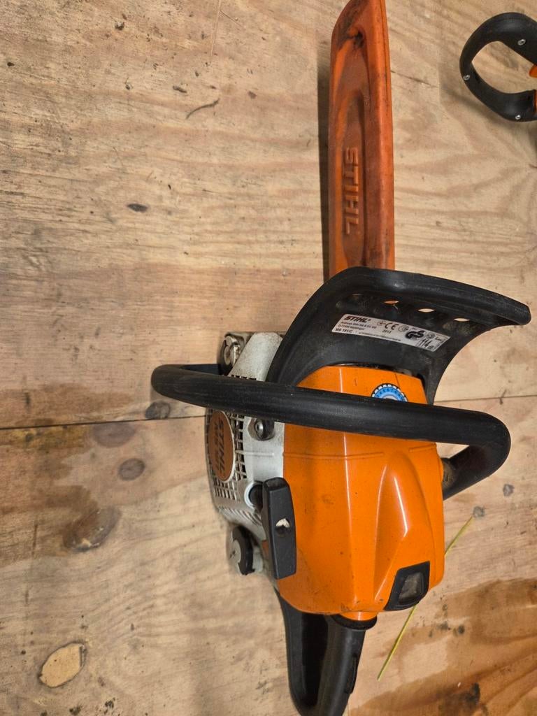 Stihl MS 181 Kettingzaag - Gebruikt (2013), Werkt Goed, Tuin en Terras, Handzagen, Ophalen of Verzenden, Gebruikt, Boomzaag, Stihl