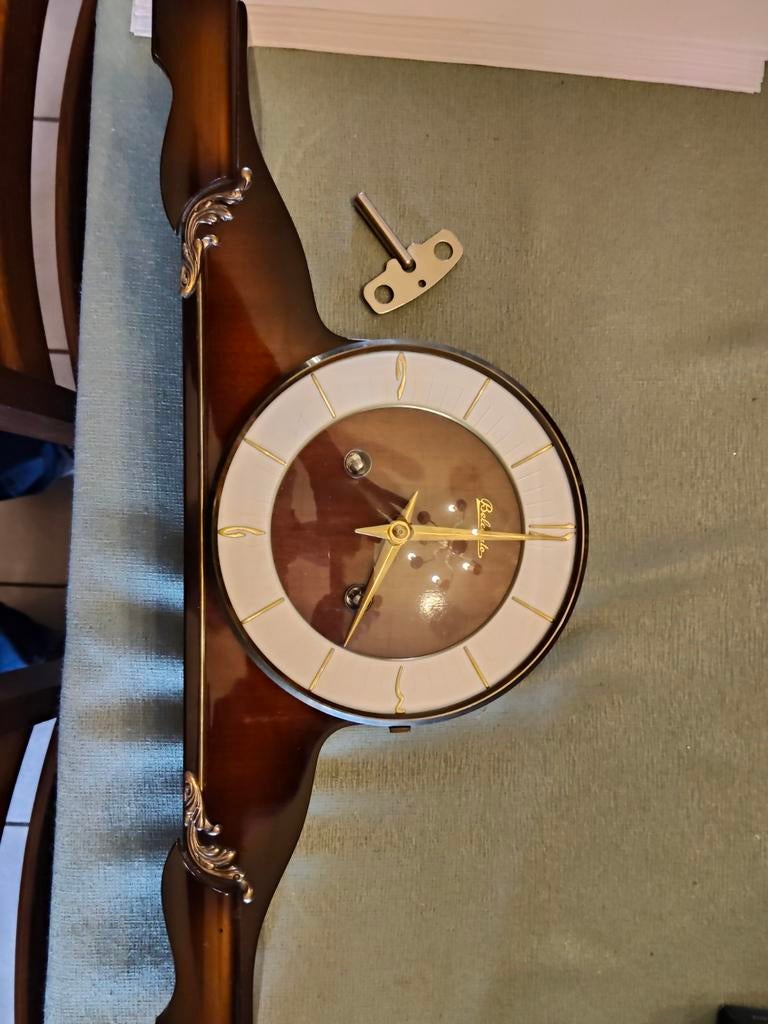 Mantelklok Belcanto in art- deco stijl., Antiek en Kunst, Antiek | Klokken, Ophalen of Verzenden