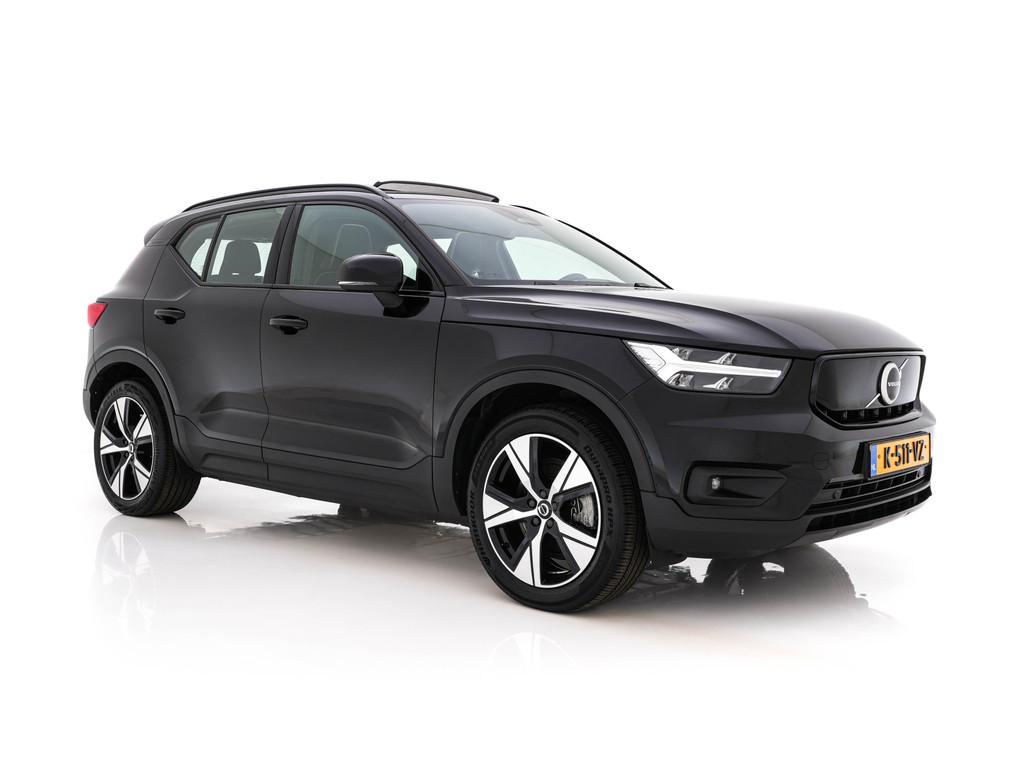 Volvo XC40 Recharge P8 AWD R-Design [ 3-Fase ] (INCL.BTW) Au, Auto's, Volvo, Gebruikt, Zwart, Adaptive Cruise Control, 24 min