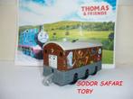 Thomas de Trein Trackmaster Push Along Sodor Safari Toby, Ophalen of Verzenden, Zo goed als nieuw