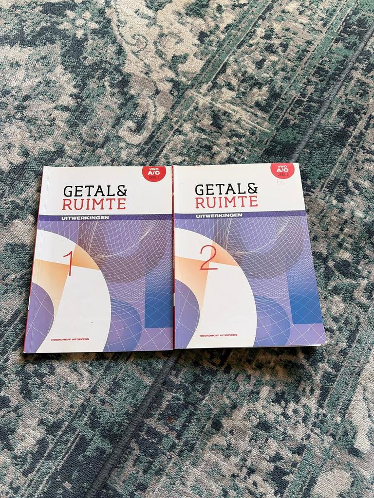 Getal & Ruimte VWO A/C Uitwerkingen Deel 1 & 2, Boeken, Ophalen of Verzenden, Gelezen, VWO, Wiskunde A