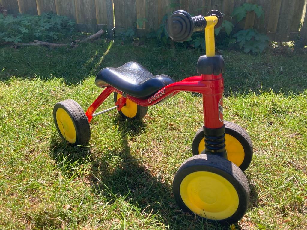 Rode Puky loopfiets 4 wielen, Ophalen, Gebruikt, Loopfiets