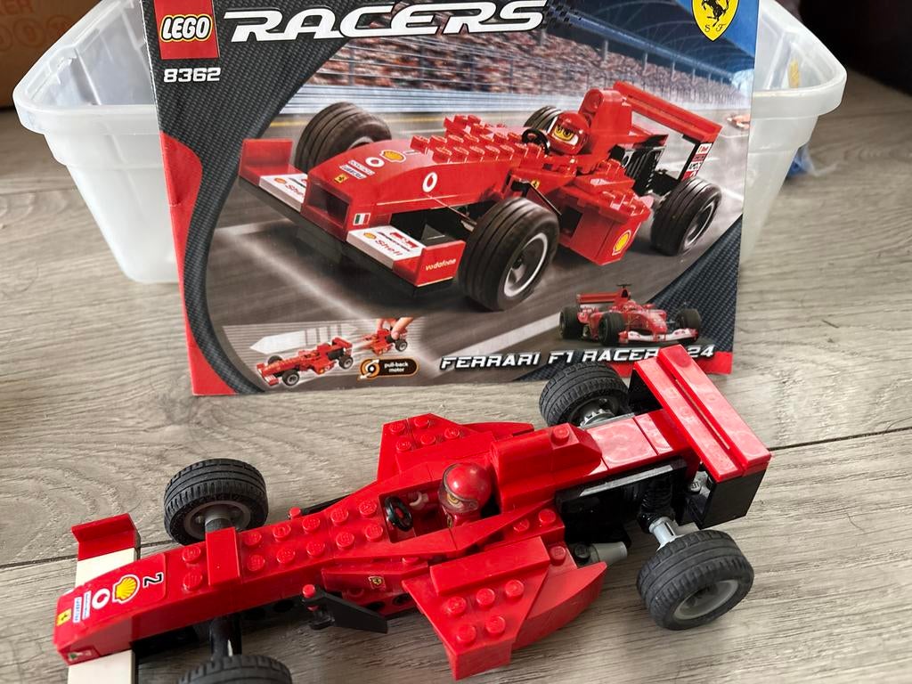 LEGO Racers 8362 Ferrari F1 Racer 2004(set 1), Ophalen of Verzenden, Gebruikt