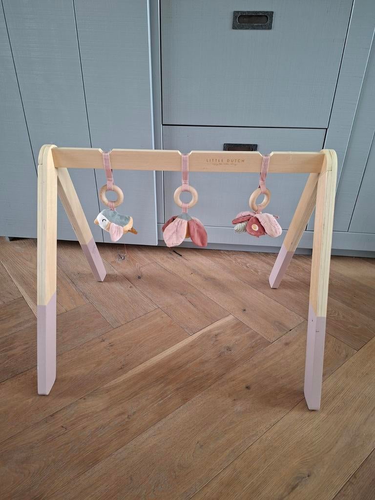Little Dutch Babygym - Houten Speelboog met Speeltjes, Kinderen en Baby's, Speelgoed | Babyspeelgoed, Ophalen of Verzenden, Zo goed als nieuw