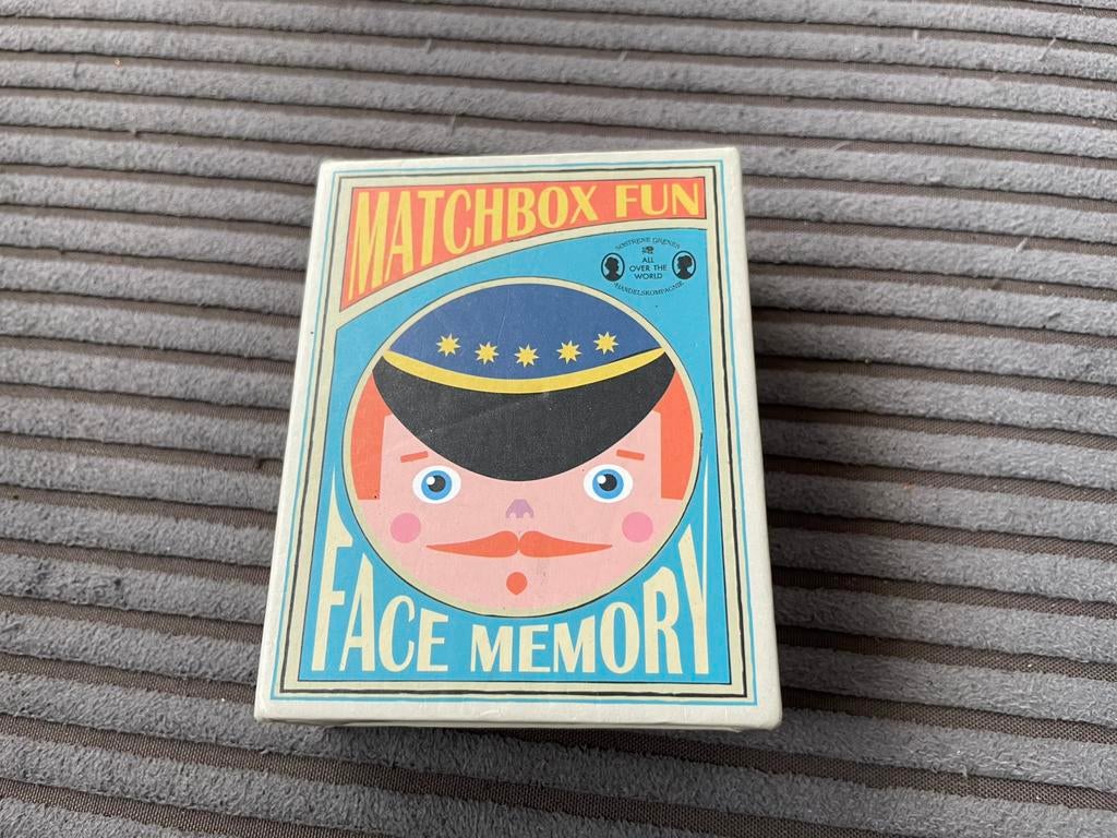 Matchbox fun face memory memorie spel, Hobby en Vrije tijd, Een of twee spelers, Ophalen of Verzenden, Gebruikt