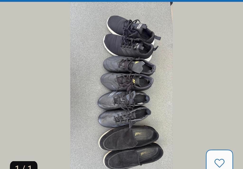 Adidas predator voetbalschoenen, suede schoenen, Ophalen, Zo goed als nieuw