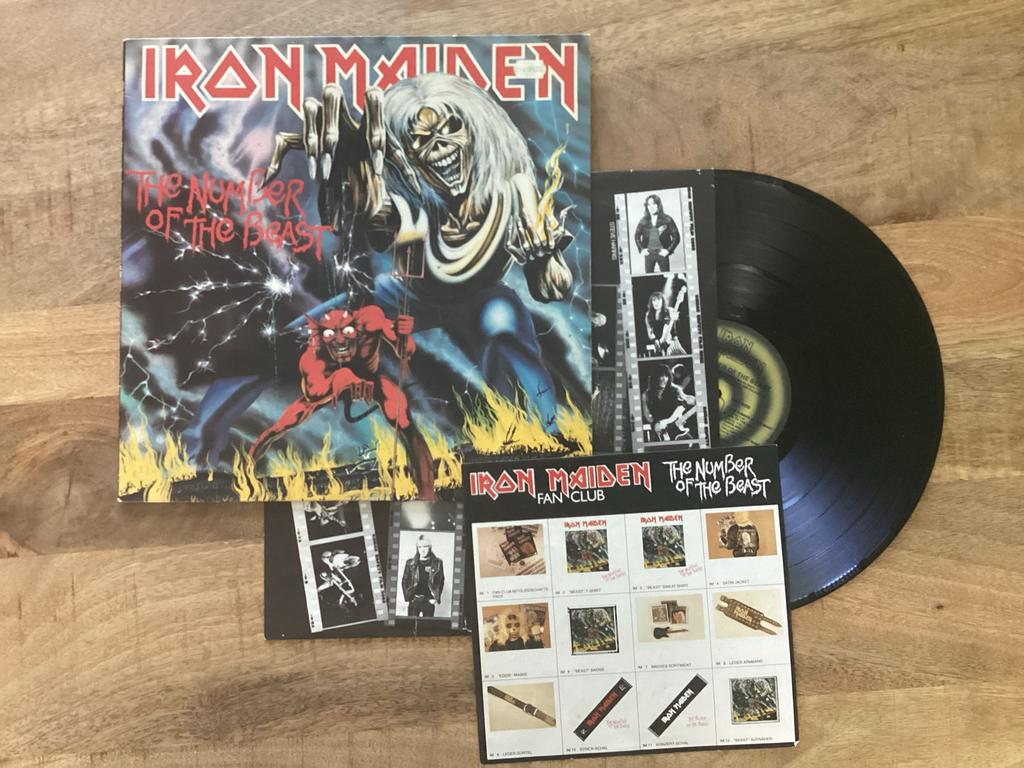 Iron Maiden - The Number of the Beast LP, Ophalen of Verzenden, Gebruikt, 12 inch