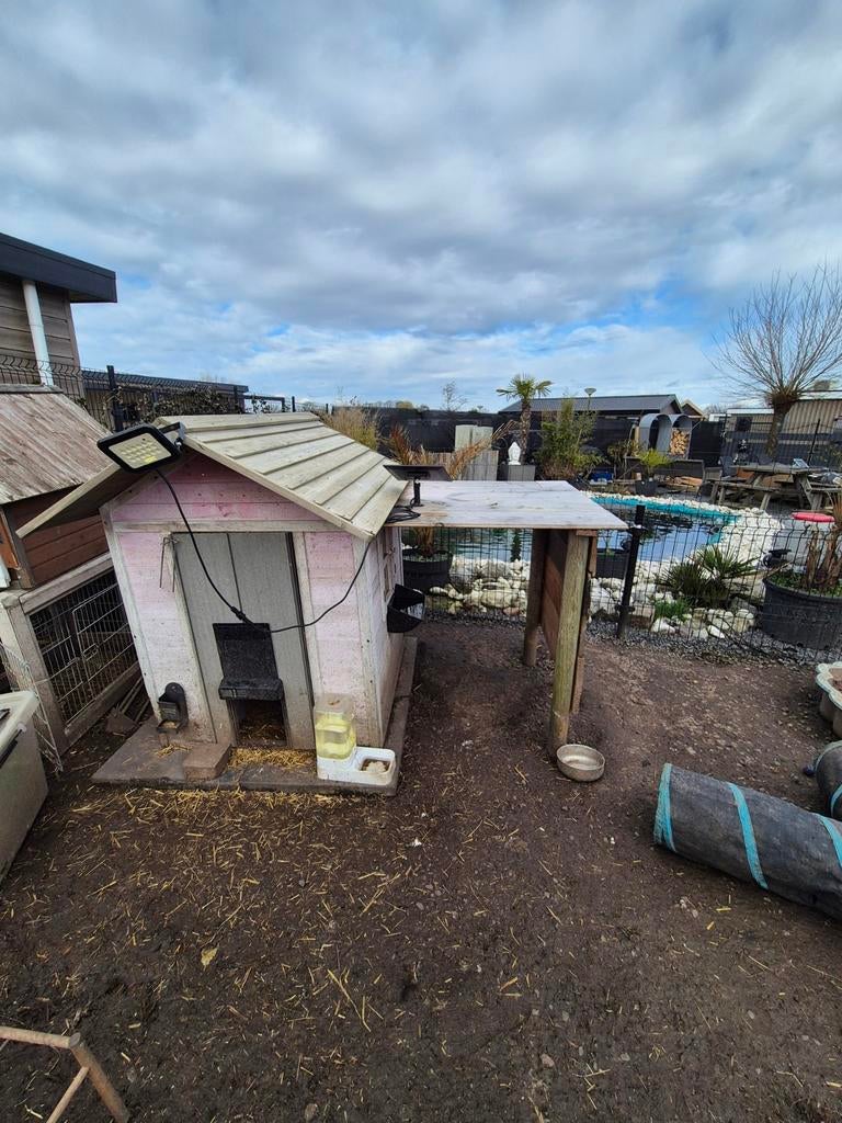 Gratis kippenhok., Dieren en Toebehoren, Pluimvee | Toebehoren, Ophalen of Verzenden, Gebruikt, Kippenhok of Kippenren