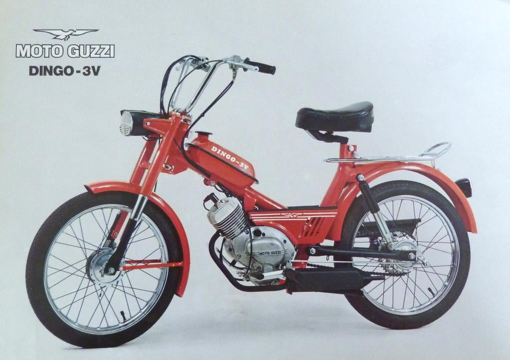Folder MOTO GUZZI Dingo- 3V 1974, Ophalen of Verzenden, Nieuw