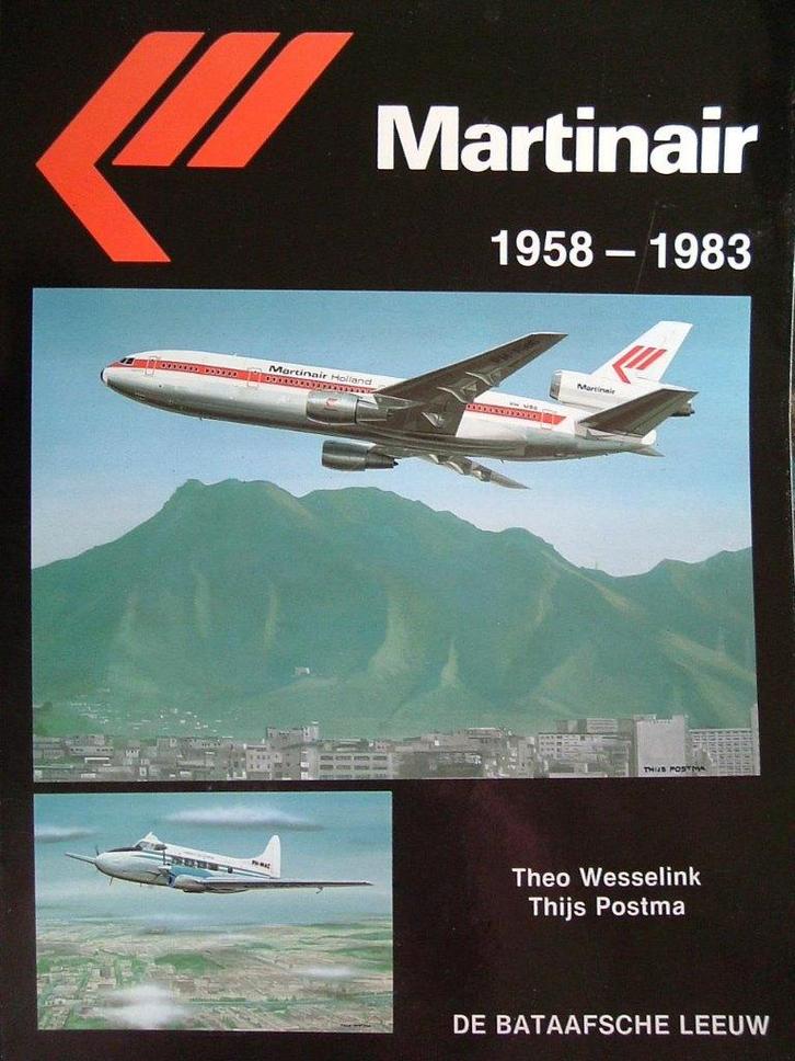 Martinair 1958 - 1983., Verzamelen, Luchtvaart en Vliegtuigspotten, Zo goed als nieuw, Boek of Tijdschrift, Ophalen of Verzenden