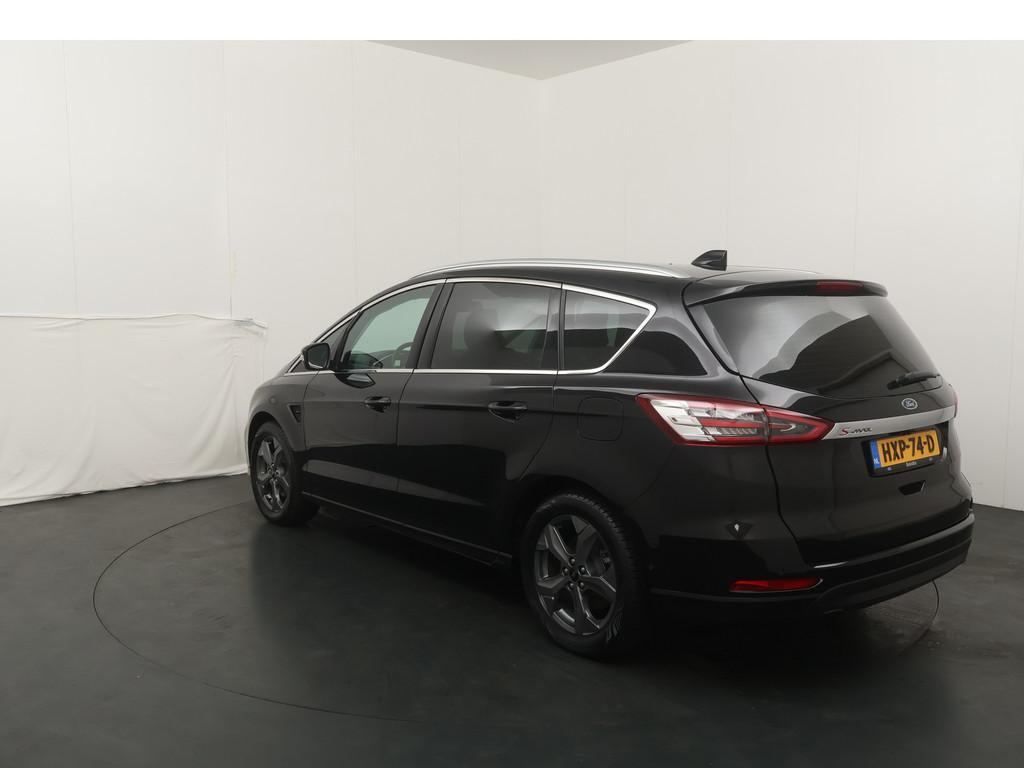 Ford S-Max 2.5 HYBRID Titanium 7p. 190pk | Adapt. Cruise | 7, Stof, Gebruikt, 7 stoelen, Zwart
