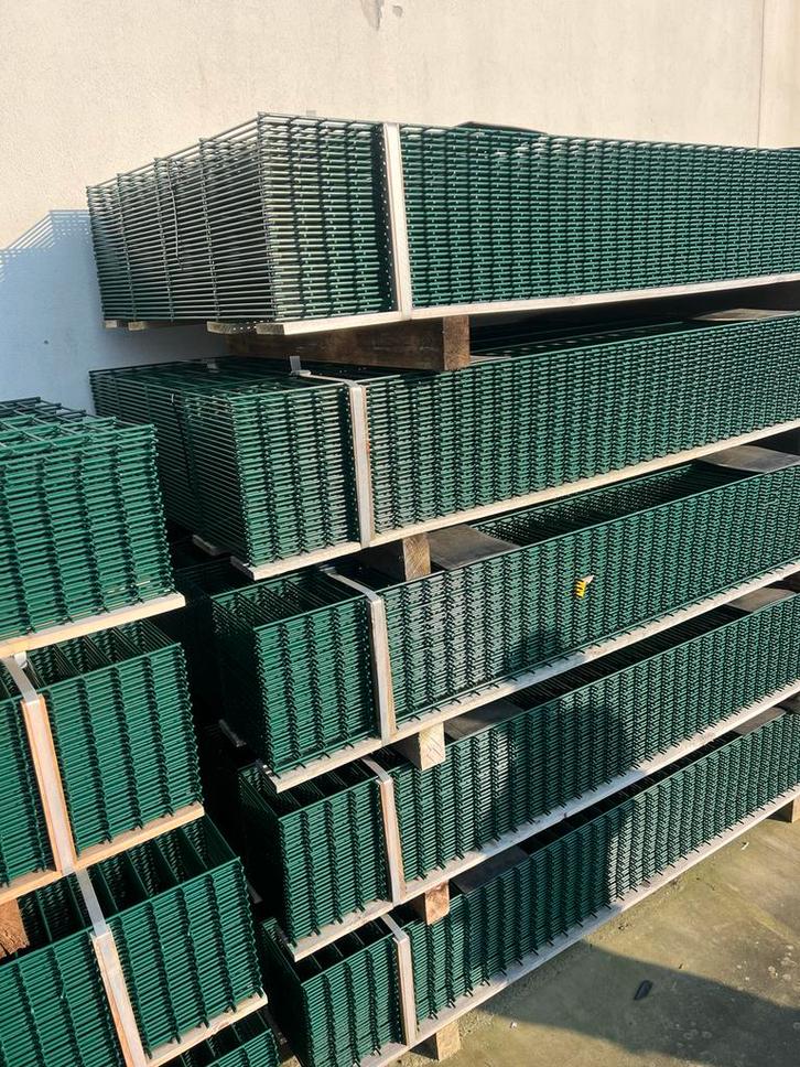30x hekwerk groen Ral (6005) 83/200cm, Tuin en Terras, Schuttingen, Nieuw, IJzer, Minder dan 1 meter, 6 meter of meer, Ophalen