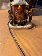 Typisch hollands oude reclamezuil, met verlichting, in doos, Diversen, Kerst, Ophalen of Verzenden, Zo goed als nieuw