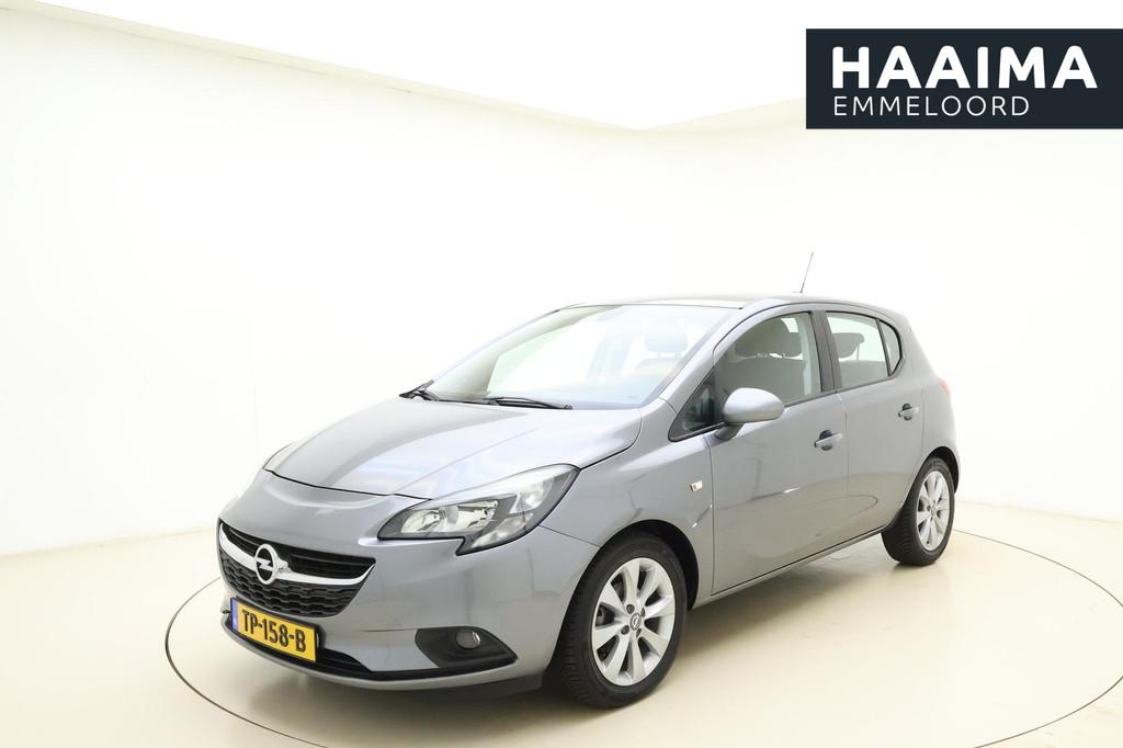 Opel Corsa 1.4 16v 90pk 5drs Favourite | Navigatie | Airco |, Voorwielaandrijving, Gebruikt, 4 cilinders, 49 €/maand