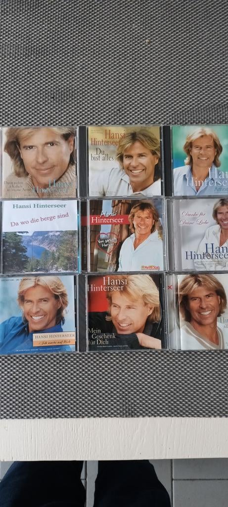 CD Hansi Hinterseer 9 stuks, Ophalen of Verzenden, Zo goed als nieuw, Levenslied of Smartlap