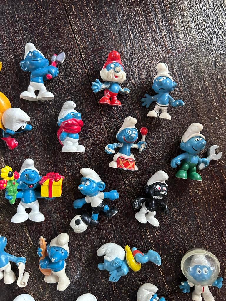 Originele Smurfen collectie uit de jaren '80 - Gebruikt, Verzamelen, Smurfen, Ophalen, Gebruikt, Verschillende Smurfen, Poppetje, Figuurtje of Knuffel