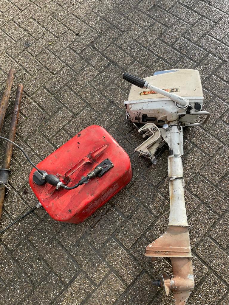 Tomos buitenboordmotor 4pk, Ophalen of Verzenden, Gebruikt, Motor en Techniek, Zeilboot of Motorboot