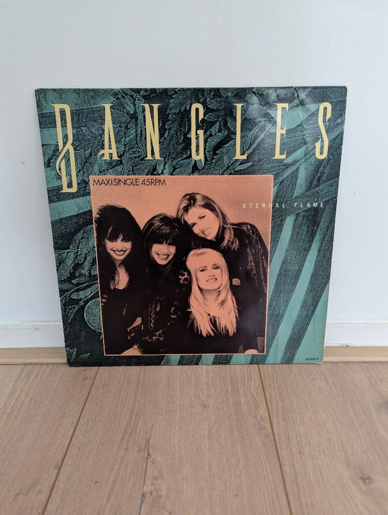 Bangles - Eternal Flame (12 inch, maxi), Gebruikt, Maxi-single, Ophalen of Verzenden, Pop