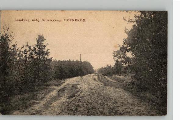 Bennekom Landweg bij Selterskamp st 1925, Verzamelen, Ansichtkaarten | Nederland, Gelopen, Gelderland, 1920 tot 1940, Verzenden