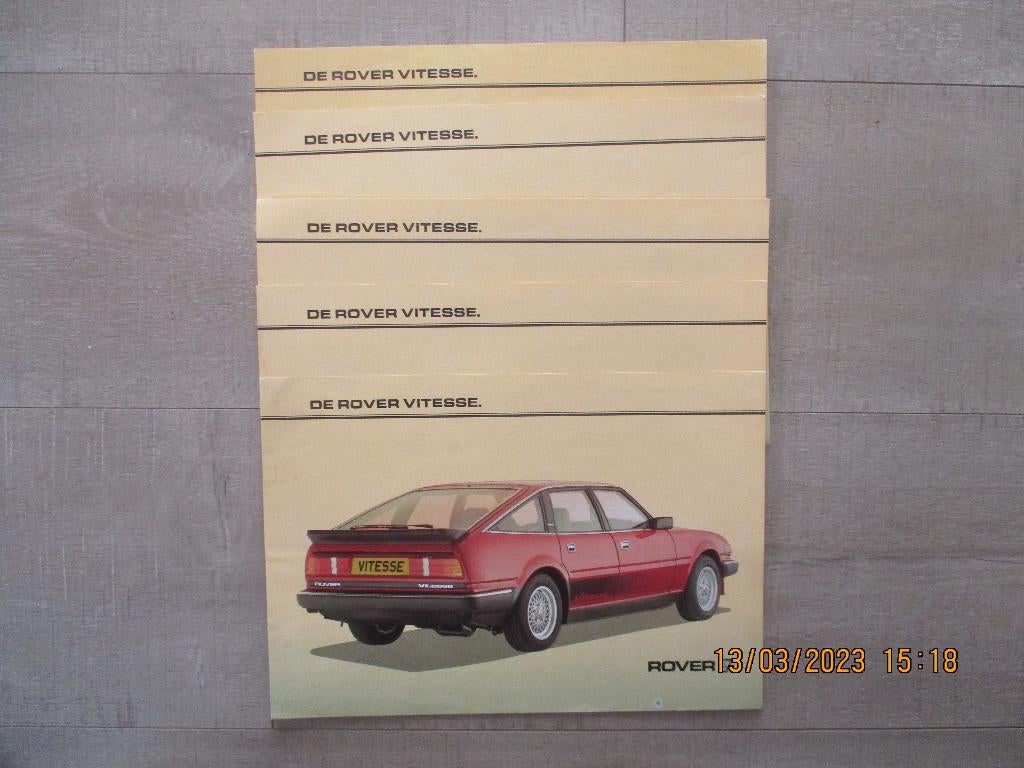 Rover SD1 -- 1 Bladzijde folder 1982 -- SALE !!, Ophalen of Verzenden, Zo goed als nieuw, Overige merken
