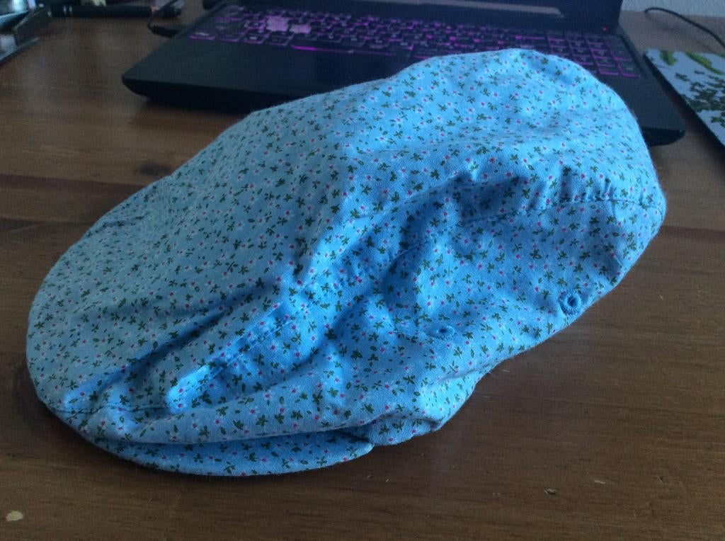 Mille Fleurs Country cap maat M blauw/bloemen. Nieuw, Kleding | Dames, Hoeden en Petten, 56 of 57 cm (M, 7 of 7⅛ inch), Nieuw