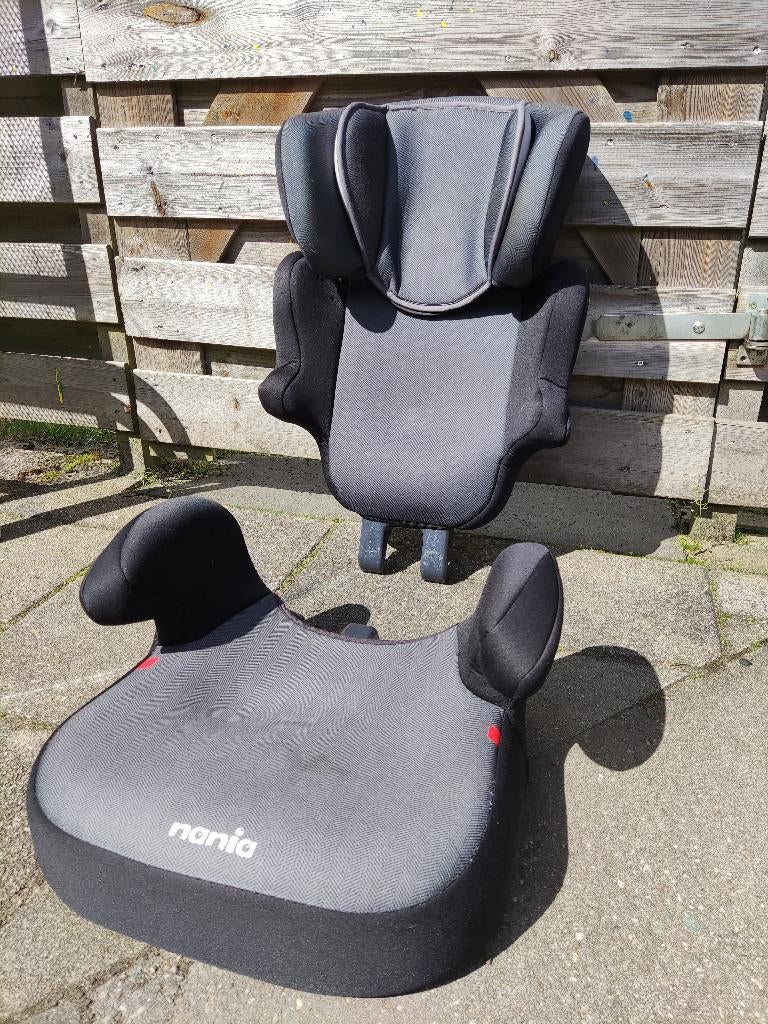 Gratis Nania autostoel / stoelverhoger, 15 t/m 36 kg, Verstelbare rugleuning, Ophalen, Overige merken
