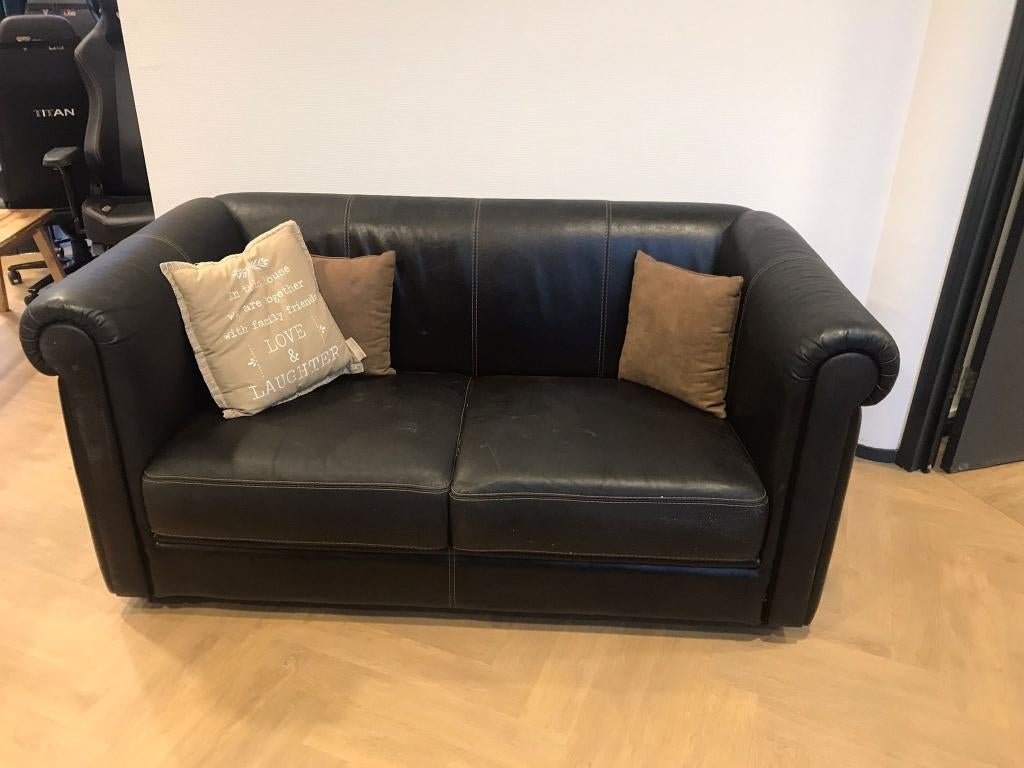 Chesterfield bank, Huis en Inrichting, Banken | Bankstellen, Ophalen, Gebruikt, 150 tot 200 cm, Chesterfield