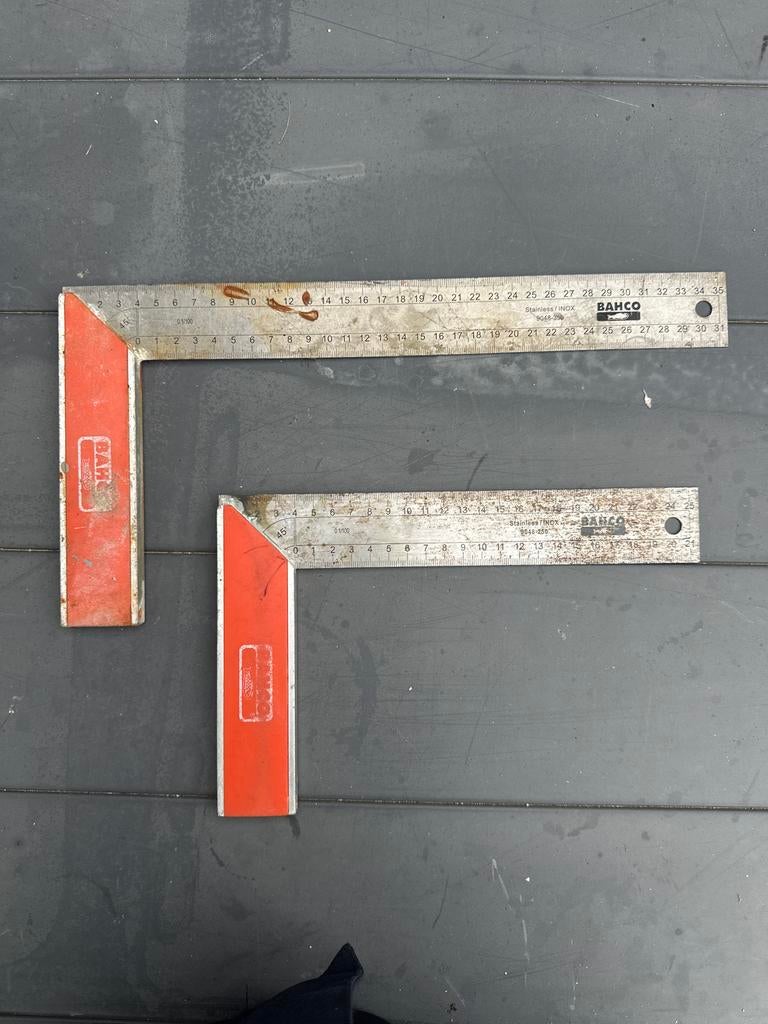 Bahco blokhaken set - 2 stuks (250mm en 350mm), Doe-het-zelf en Verbouw, Gereedschap | Handgereedschap, Ophalen of Verzenden, Gebruikt