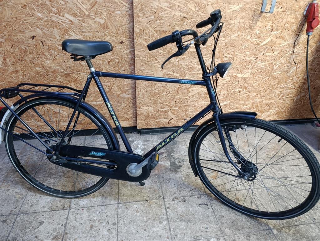 Gebruikte Altra herenfiets 28 inch, Gebruikt, Velgrem, 57 tot 61 cm, Ophalen