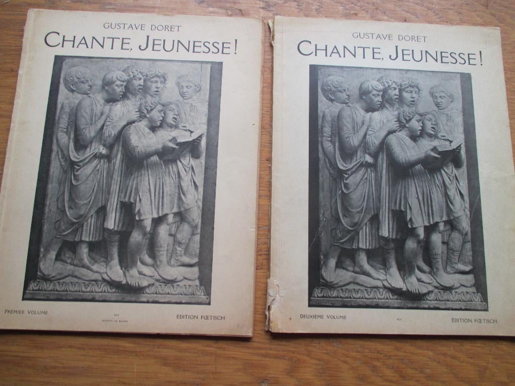 GUSTAVE DORET - CHANTE JEUNESSE ! - DEEL 1 + 2, Zang, Gebruikt, Klassiek, Ophalen of Verzenden