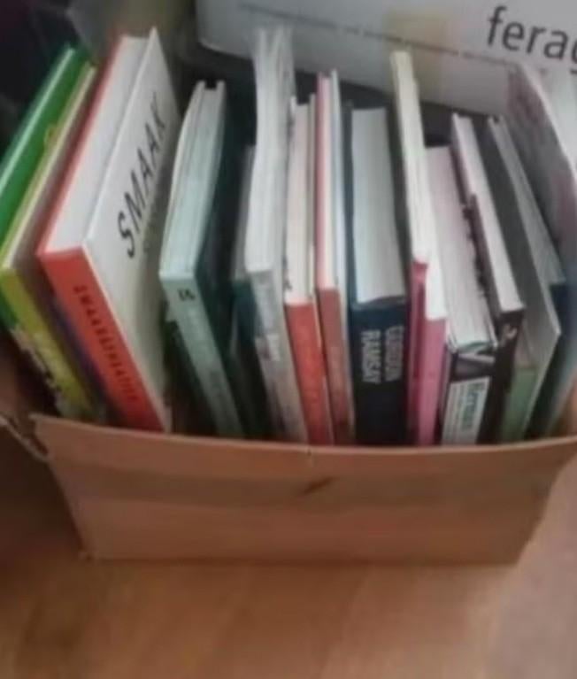 Doos vol kookboeken, Boeken, Kookboeken, Ophalen, Gezond koken, Tapas, Hapjes en Dim Sum, Zo goed als nieuw
