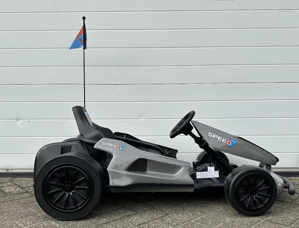 Drift Kart Go Kart Speed Kart 24V grijs –15Km/h NIEUW!!, Kinderen en Baby's, Speelgoed | Buiten | Voertuigen en Loopfietsen, Ophalen of Verzenden