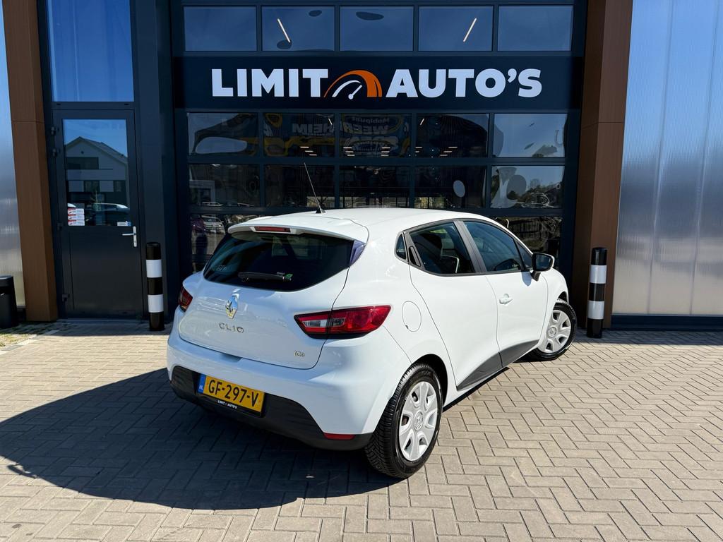 Renault Clio 0.9 TCe Expression Airco/Navi/Cruise/El.ramen/L, Auto's, Voorwielaandrijving, 540 kg, Wit, Origineel Nederlands